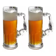 MOGA - Vasos Cerveceros Shop Musculoso 2 Piezas 550ml