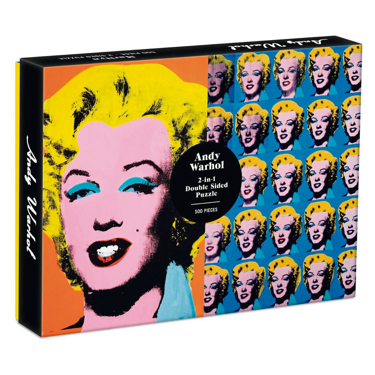 GALISON - Rompecabeza Reversible Andy Warhol Marilyn Monroe 500 Pieza