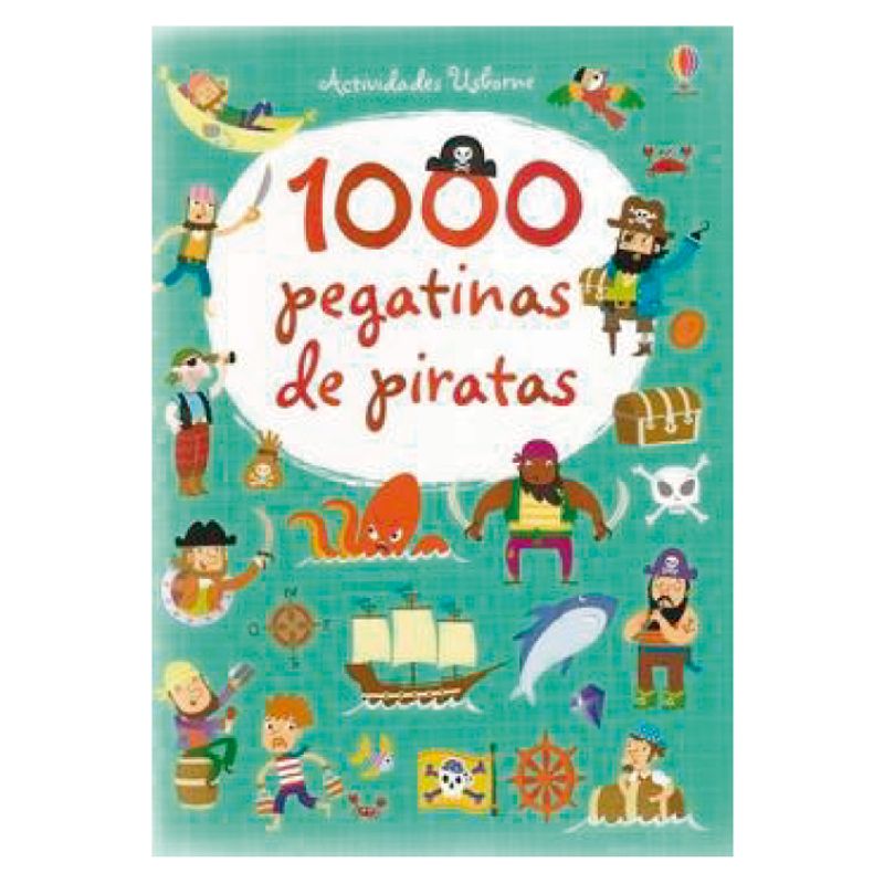 USBORNE - 1000 Pegatinas De Piratas