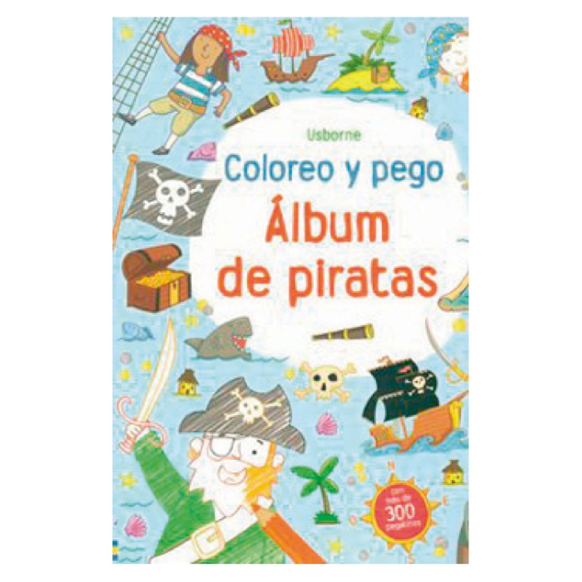 USBORNE - Album De Piratas - Coloreo y Pego