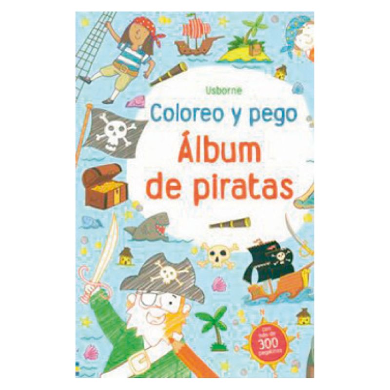 USBORNE - Album De Piratas - Coloreo y Pego