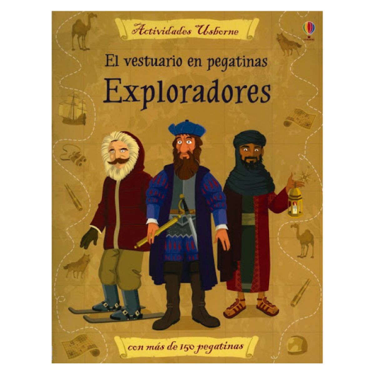 USBORNE - Exploradores ( El Vestuario En Pegatinas )
