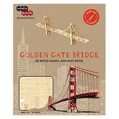 RETAILEXPRESS - Golden Gate Bridge: Modelo Armable En Madera