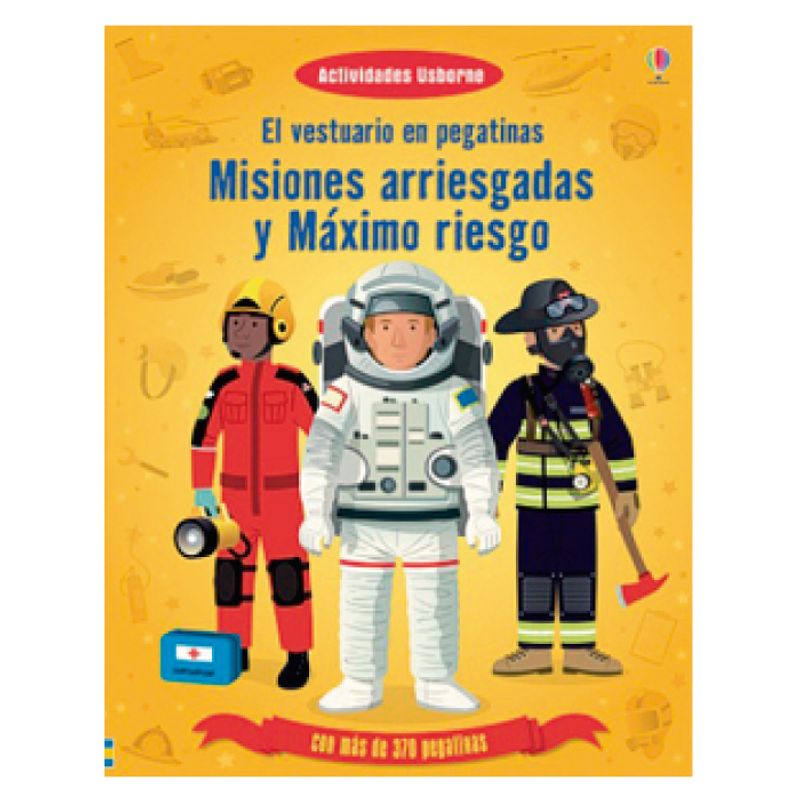 USBORNE - Misiones Arriesgadas y Maximo Riesgo - Vestuario En Pegatinas