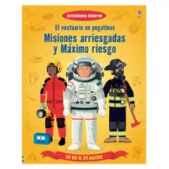 USBORNE - Misiones Arriesgadas y Maximo Riesgo - Vestuario En Pegatinas