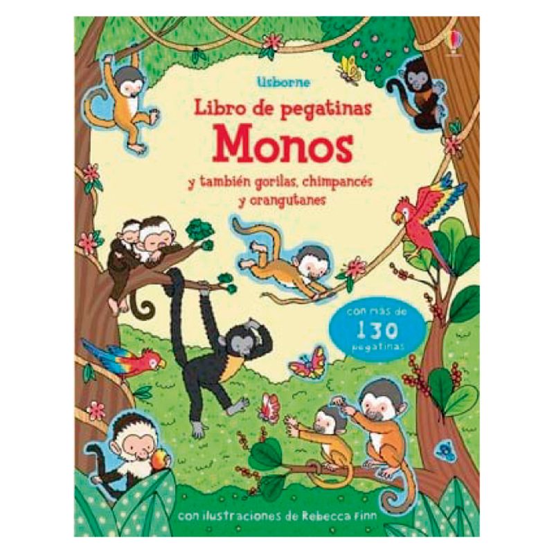 USBORNE - Monos Libro De Pegatinas