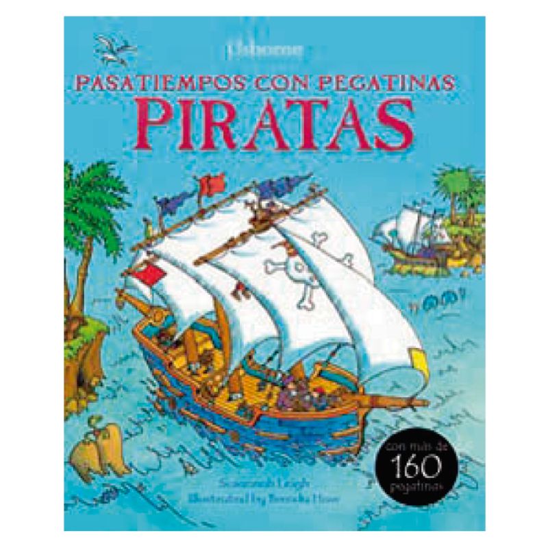 USBORNE - Piratas - Pasatiempos Con Pegatinas