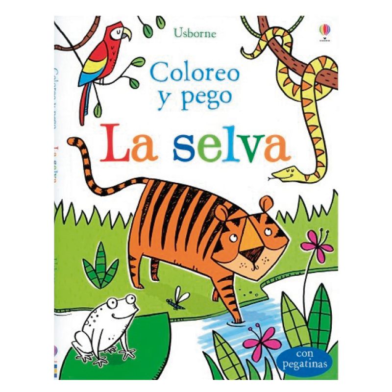 USBORNE - La Selva ( Coloreo y Pego )