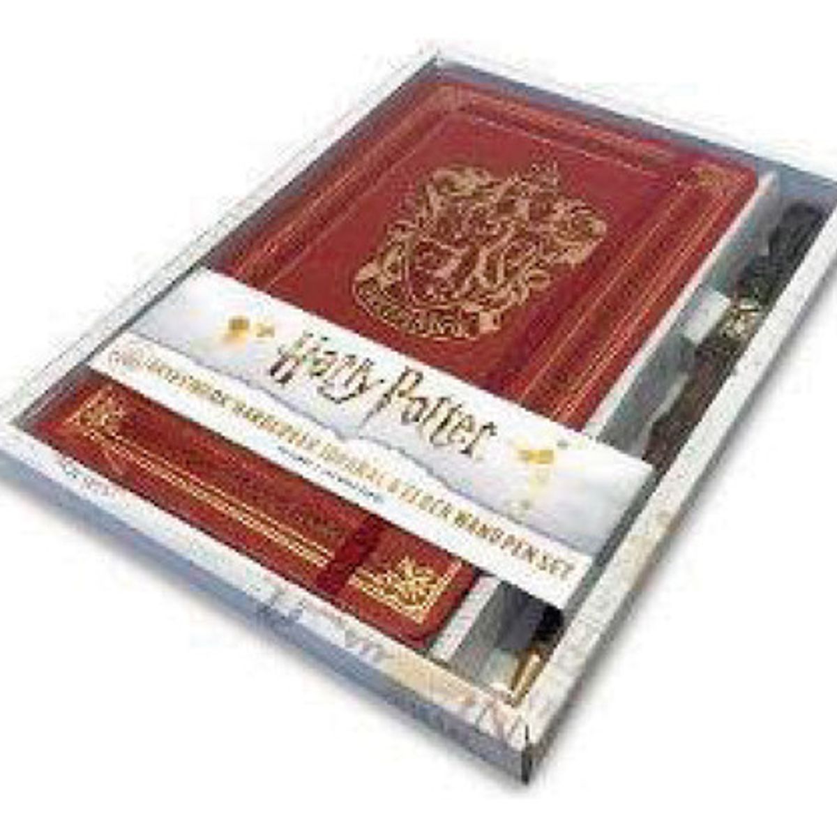 RETAILEXPRESS - Harry Potter Set Bolígrafo Varita Elder y Libreta Tapa Dura Gryffindor