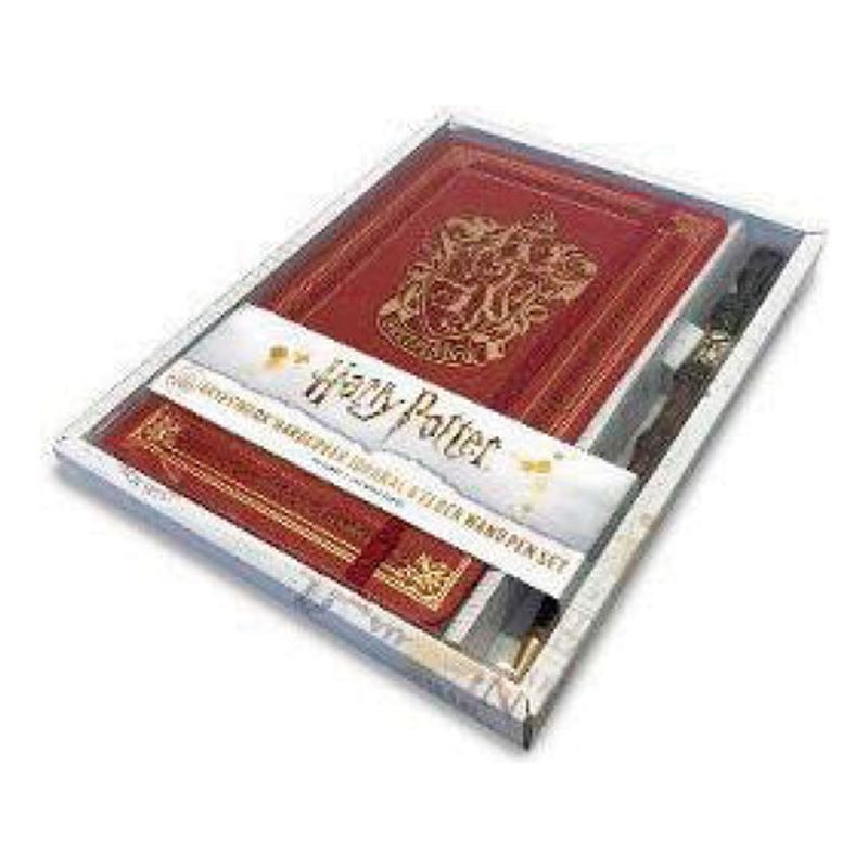 RETAILEXPRESS - Harry Potter Set Bolígrafo Varita Elder y Libreta Tapa Dura Gryffindor