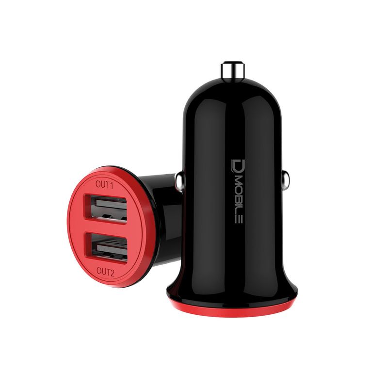 DATACOM - Cargador Para Auto 2USB Datacom Pronobel