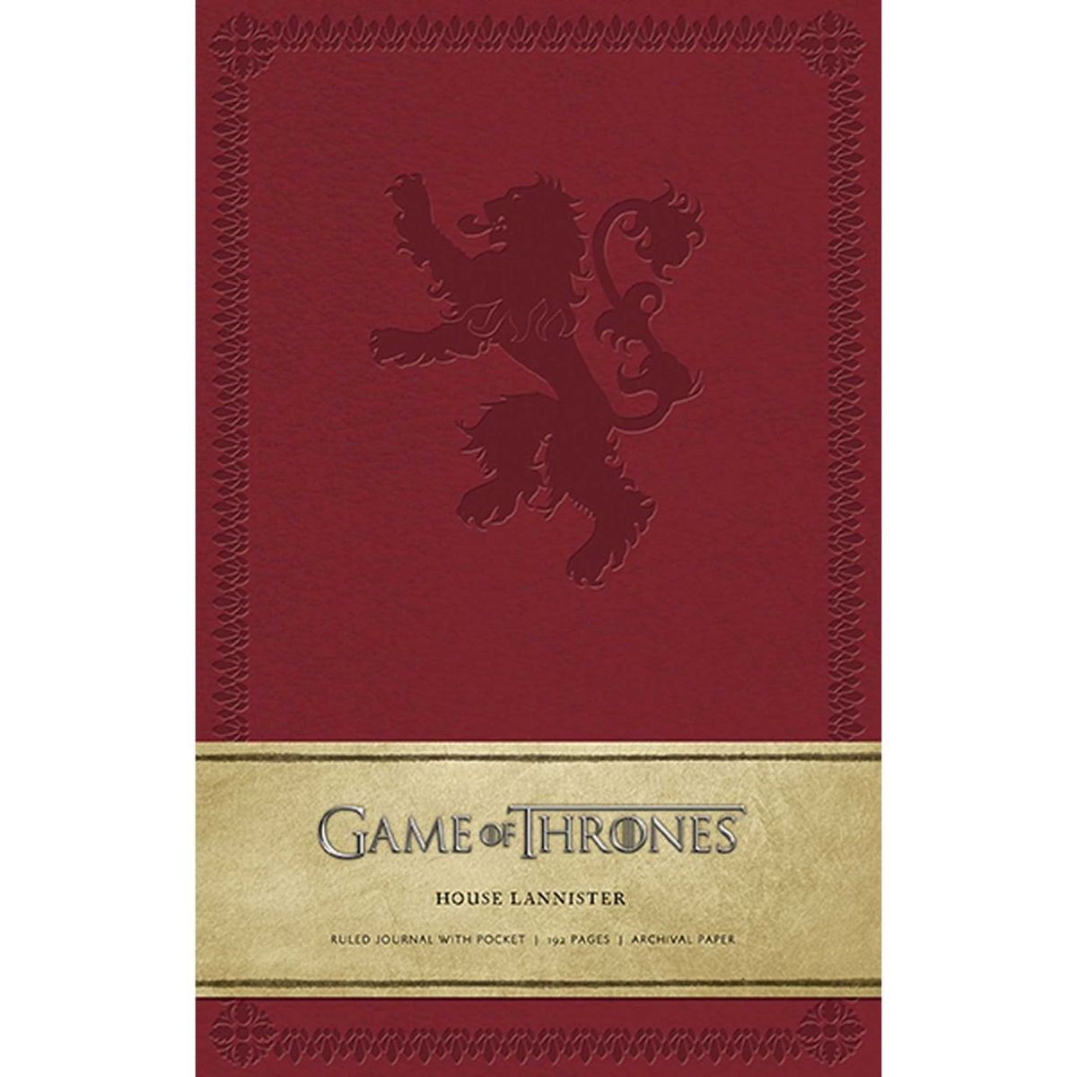 RETAILEXPRESS - Libreta Game Of Thrones House Lannister Mediana Tapa Dura