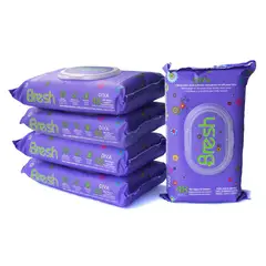 BRESH - Pack 5 Toallas Húmedas Femeninas Diva