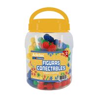Juego Didáctico Figuras Conectables 60 Piezas