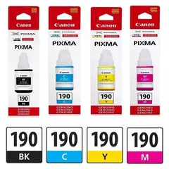 CANON - Pack Botella Gi-190 G1100 G2100 G2110 G3100...