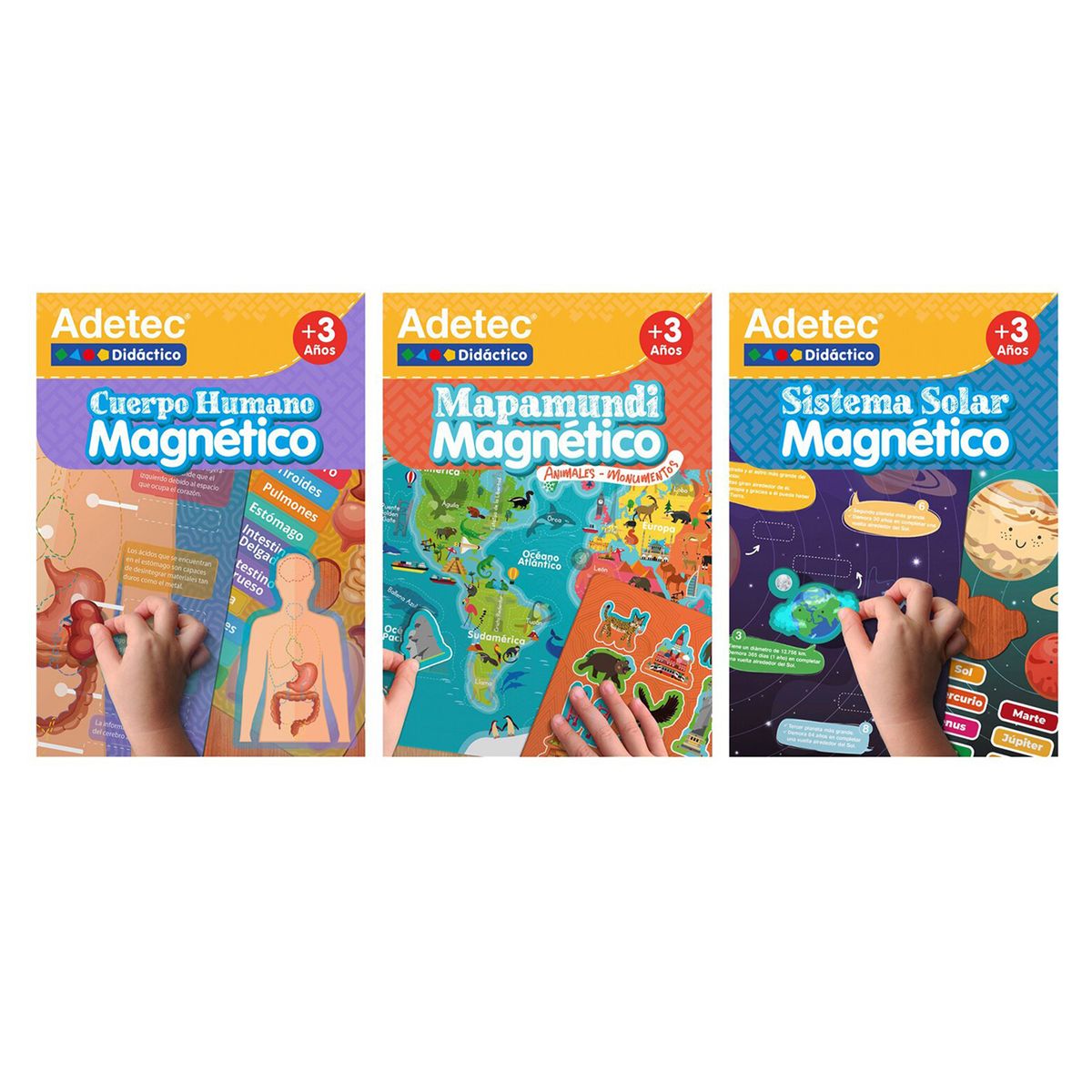 ADETEC - Sets Juego Didactico - Láminas Magnéticas Interactivas