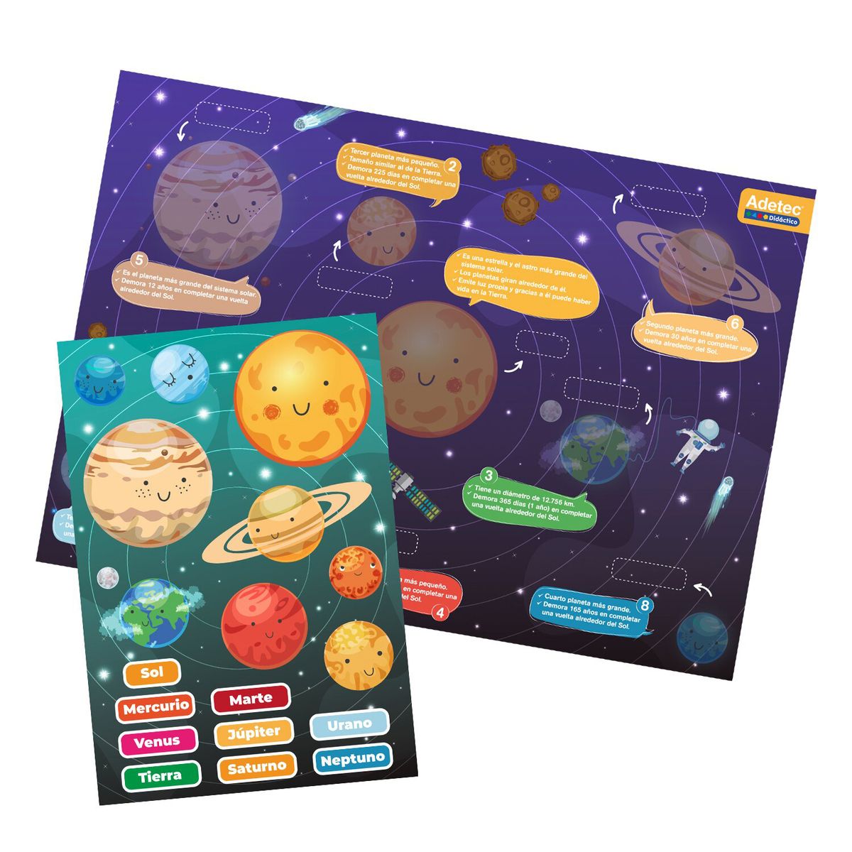 ADETEC - Sets Juego Didactico - Láminas Magnéticas Interactivas