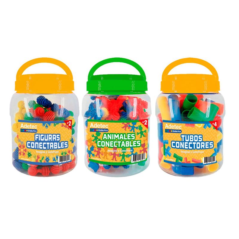 ADETEC - Super Pack Navidad De Juego Didáctico Conectores