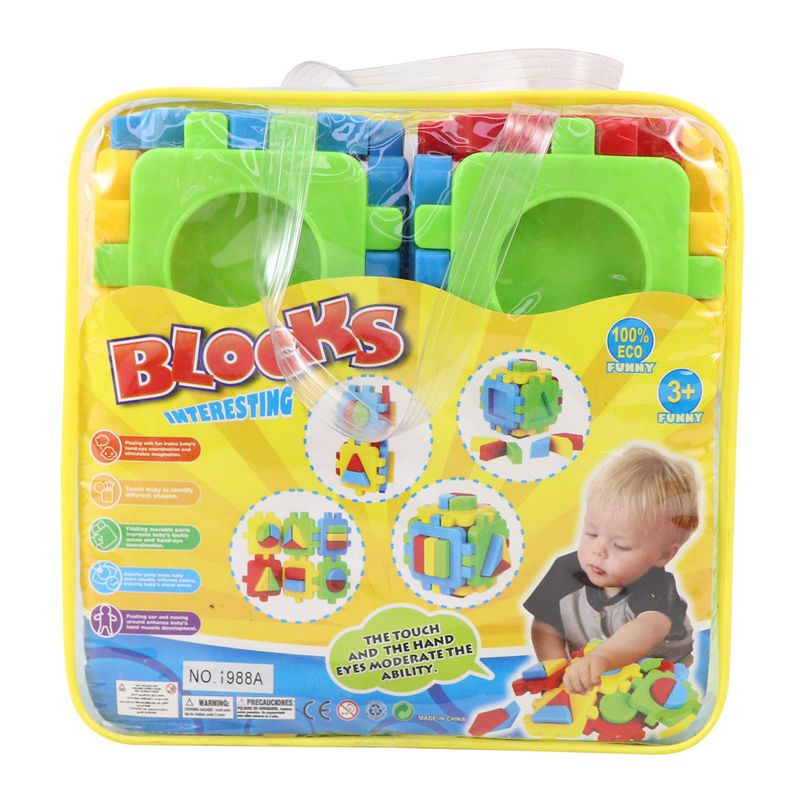 NOBEL TOYS - Bloques Encaje 22x22x10 Cm Nobel Toys