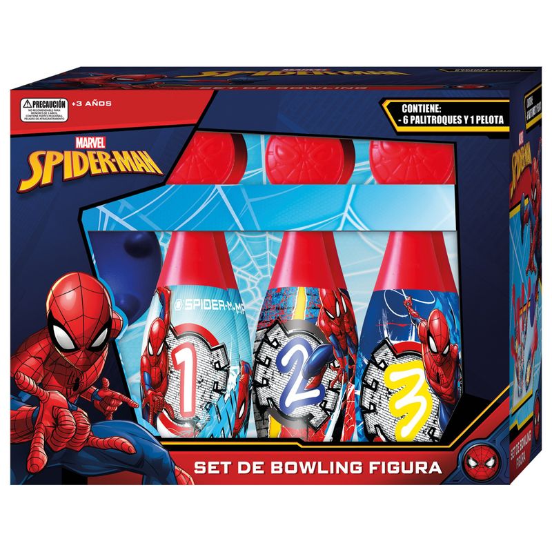 MARVEL - Set De Bowling Figura Spiderman Pronobel