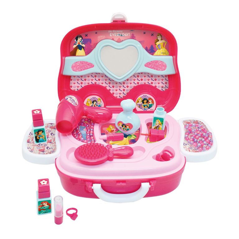 Set De Belleza en Maletin Con Ruedas Princesas