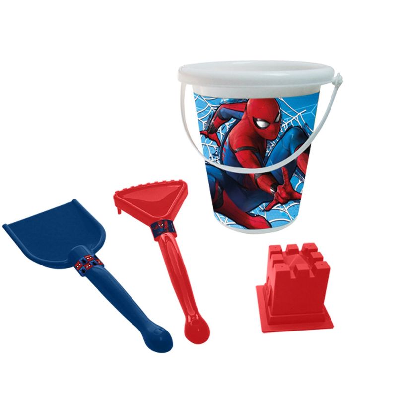 MARVEL - Set De Playa Balde Con Accesorio Spiderman Marvel Pronobel