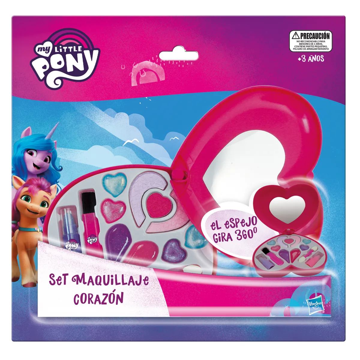 HASBRO - Maquillaje Corazon Con Espejo Rotatorio My Little Pony