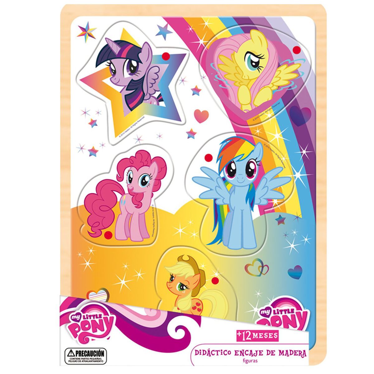 HASBRO - Encaje Madera Medios De Transp My Little Pony Pronobel