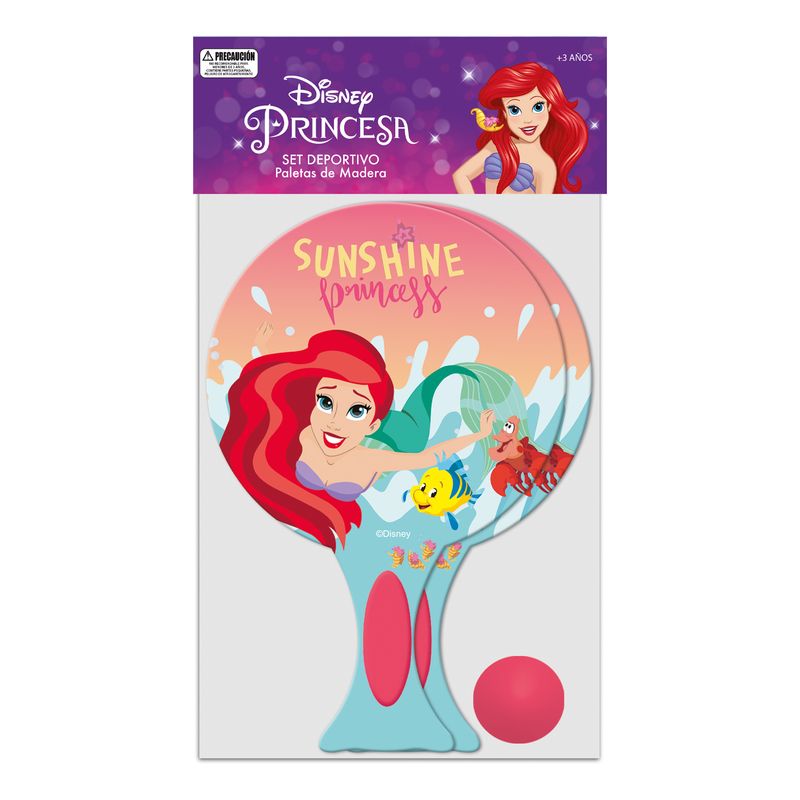 DISNEY - Set Deportivo Paletas De Madera Princesas Disney Pronobel