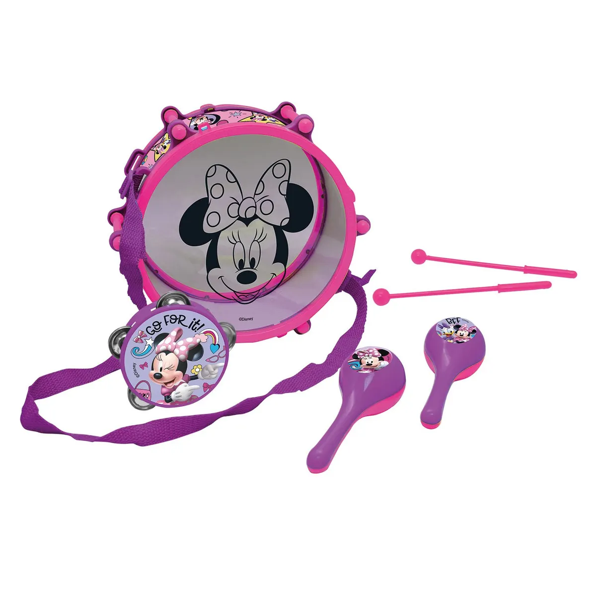DISNEY - Set Musical En Tambor Minnie Disney Pronobel