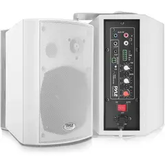 PYLE - Parlantes Para Terraza Con Bluetooth - blancos