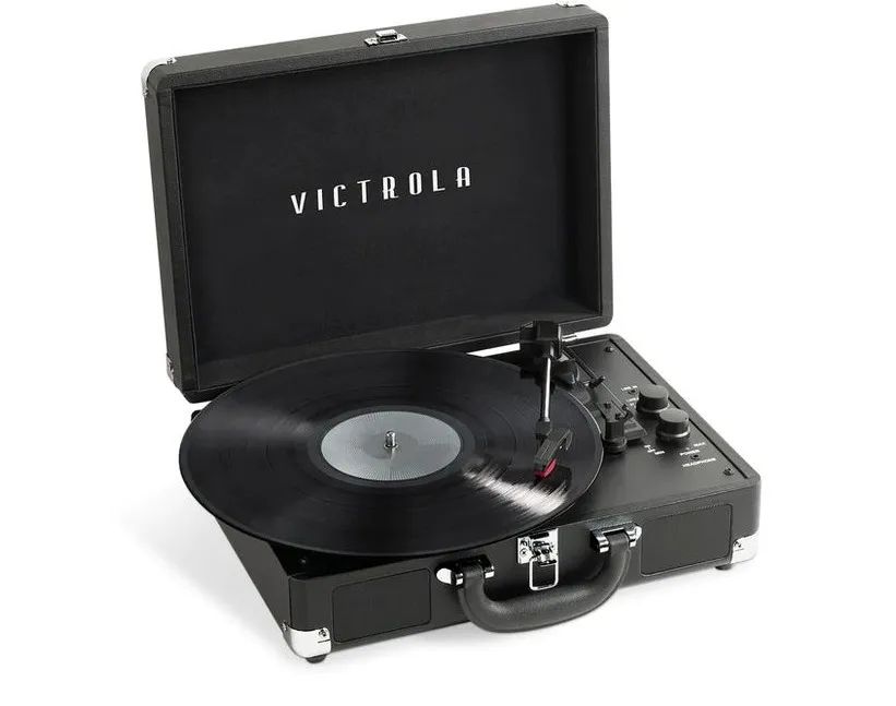 Tornamesa The Journey Negra con Bluetooth