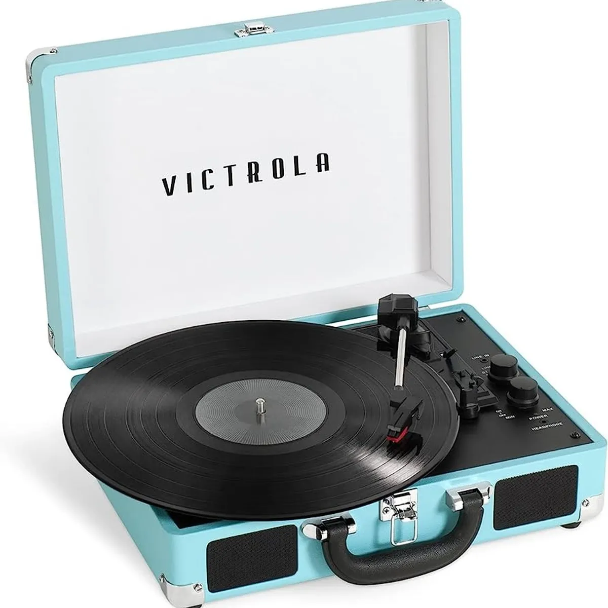 VICTROLA - Tornamesa Victrola The Journey Turquesa con Bluetooth