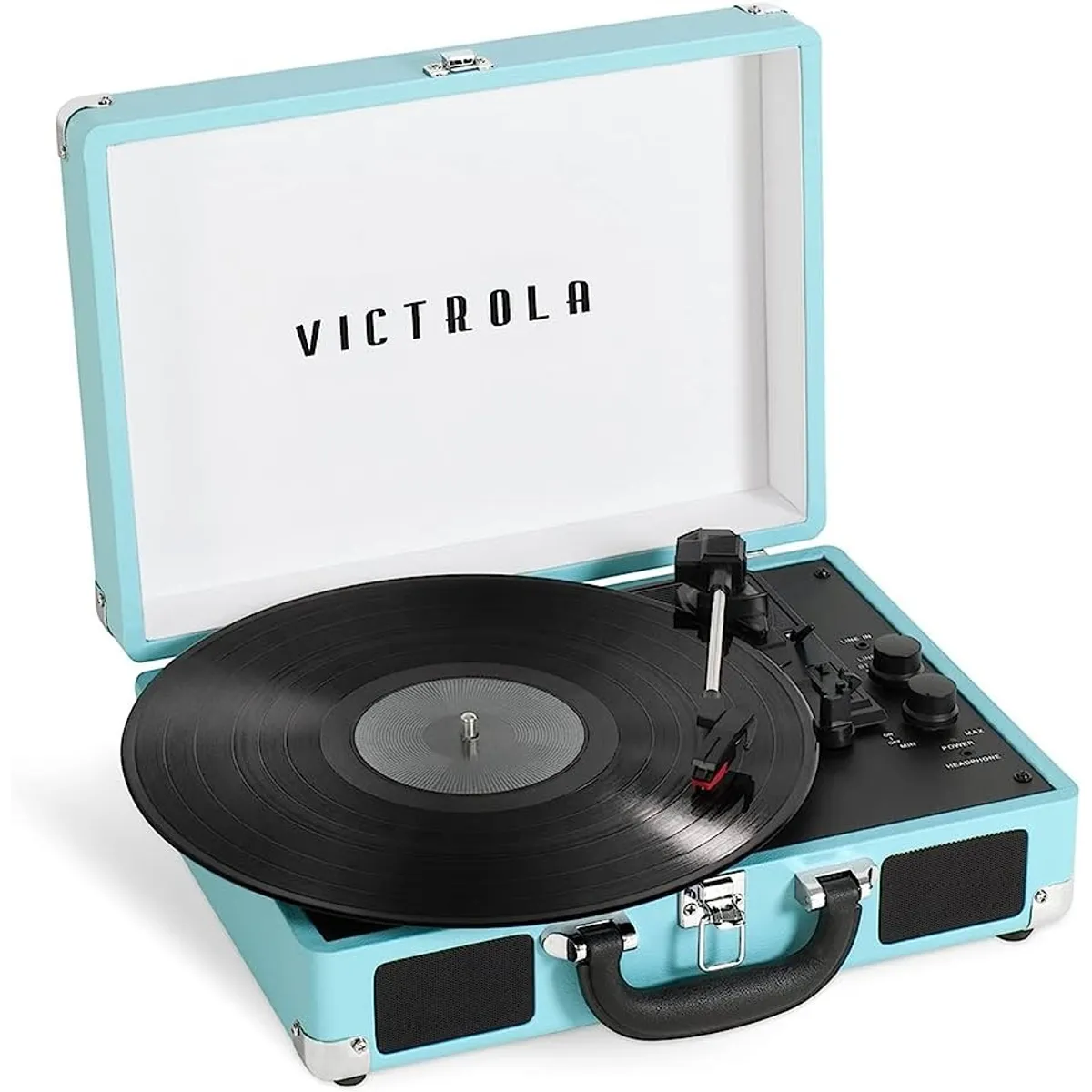 VICTROLA - Tornamesa Victrola The Journey Turquesa con Bluetooth