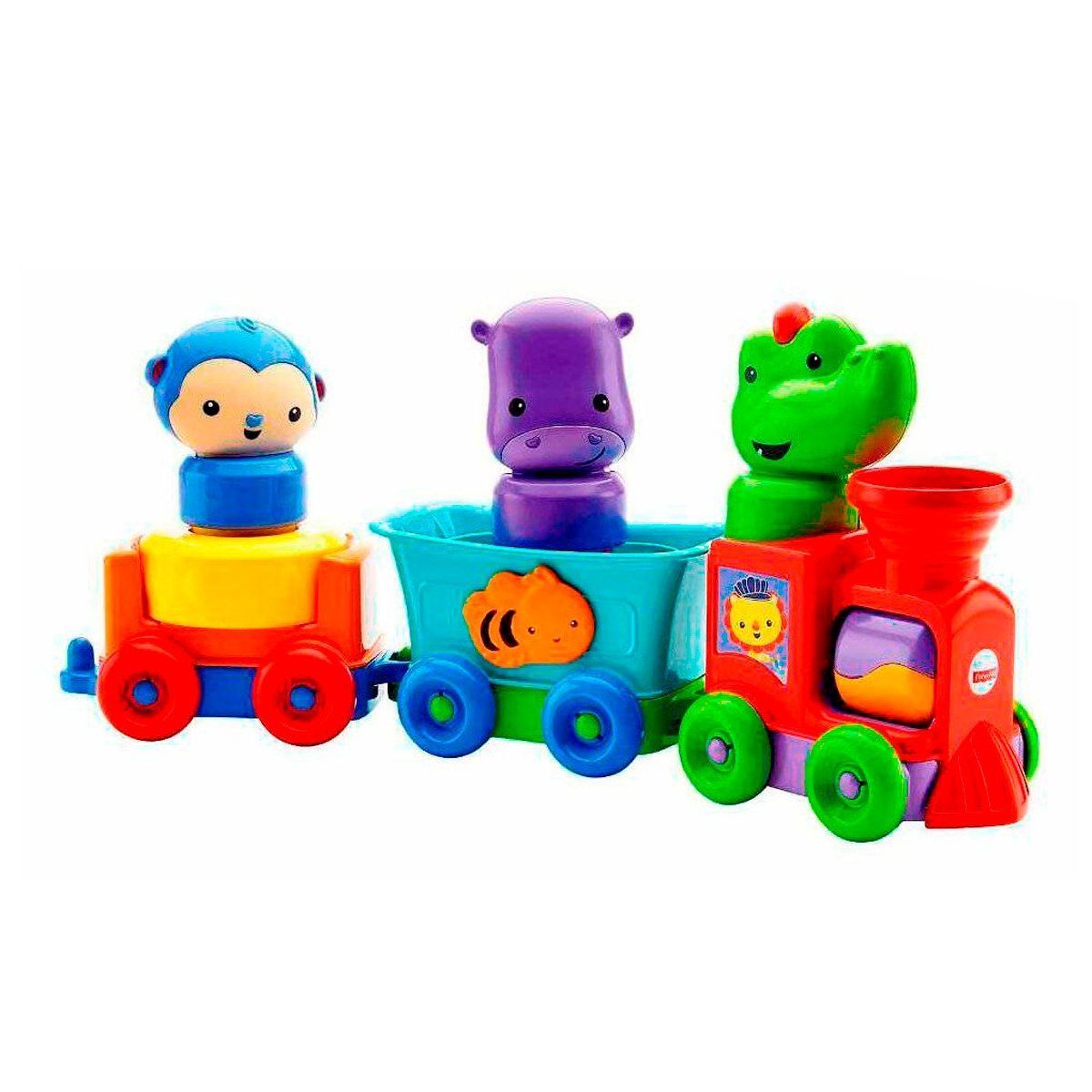 FISHER PRICE - Tren de actividades Fisher Price animales divertidos