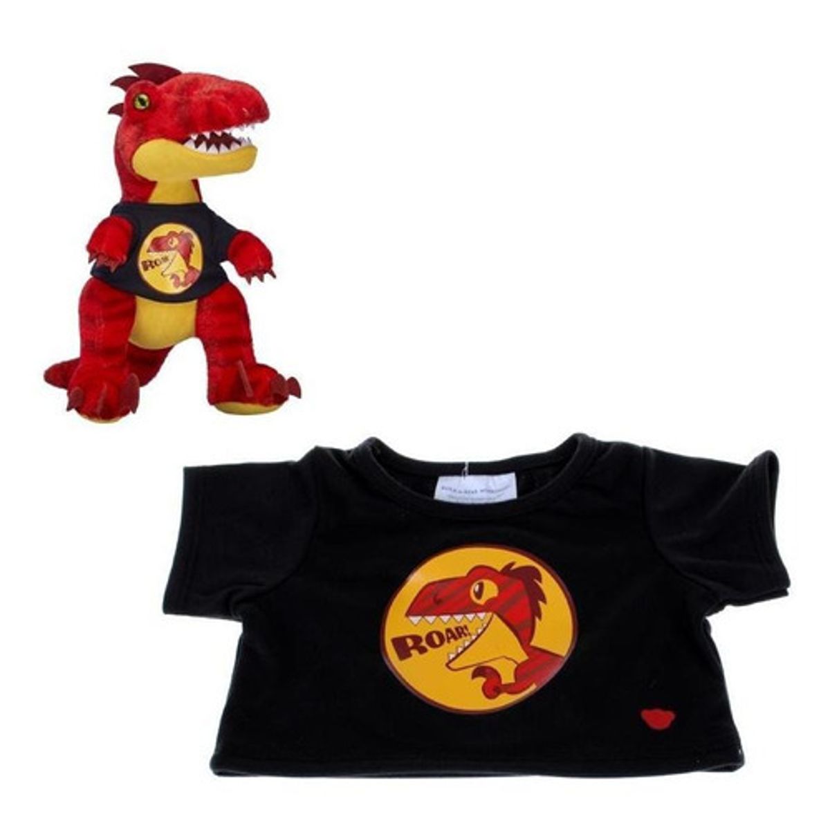 BUILD A BEAR - Polera Build a Bear estampado Raptor peluche
