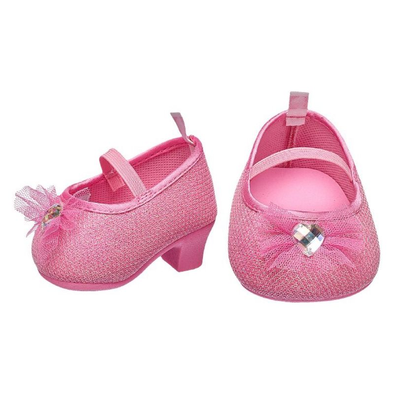 BUILD A BEAR - Zapatos Taco Alto Rosados Build A Bear