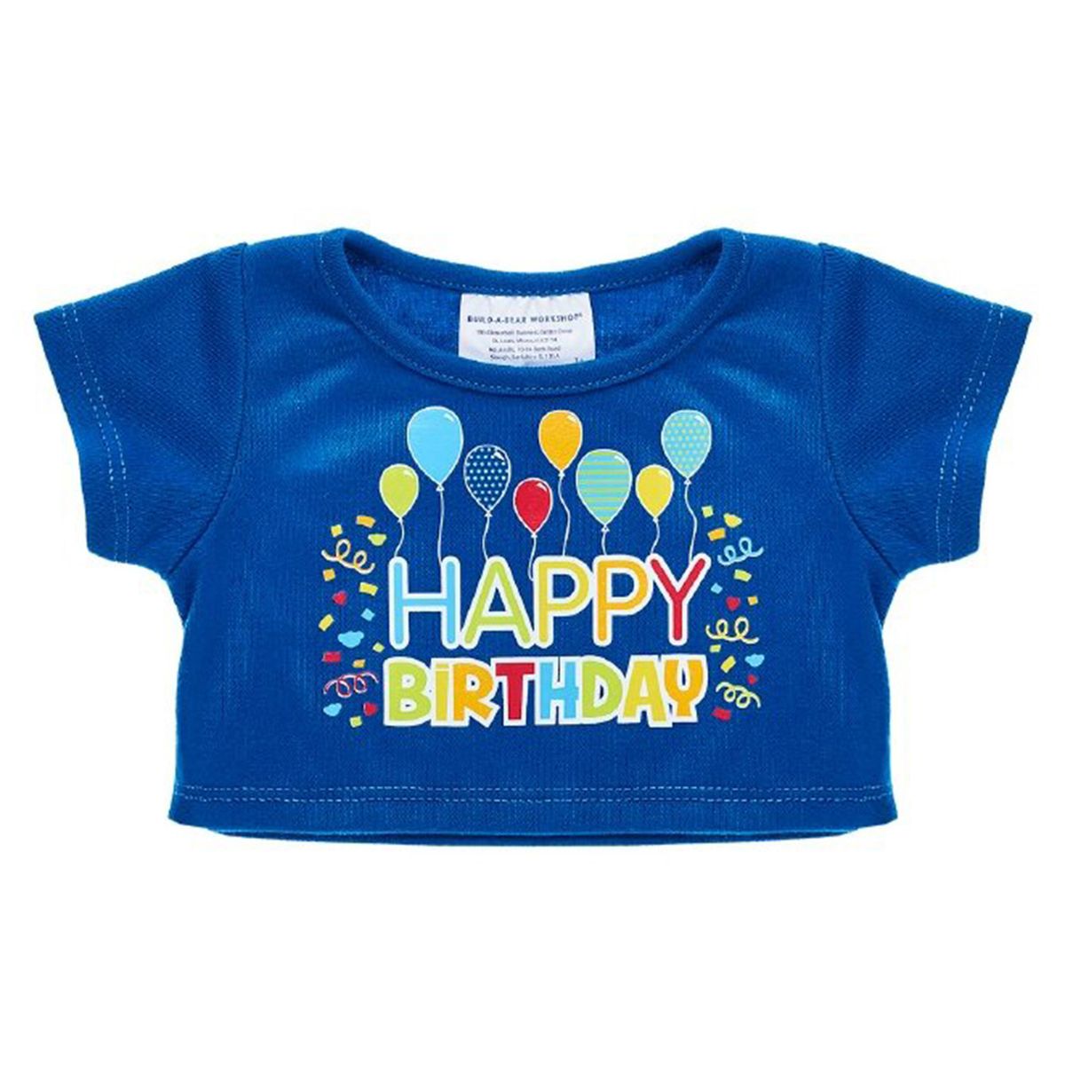 BUILD A BEAR - Polera Cumpleaños Azul Build A Bear