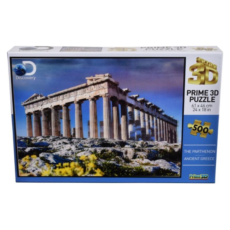 DISCOVERY - Puzzle 3d De 500 Piezas Discovery - El Parthenon