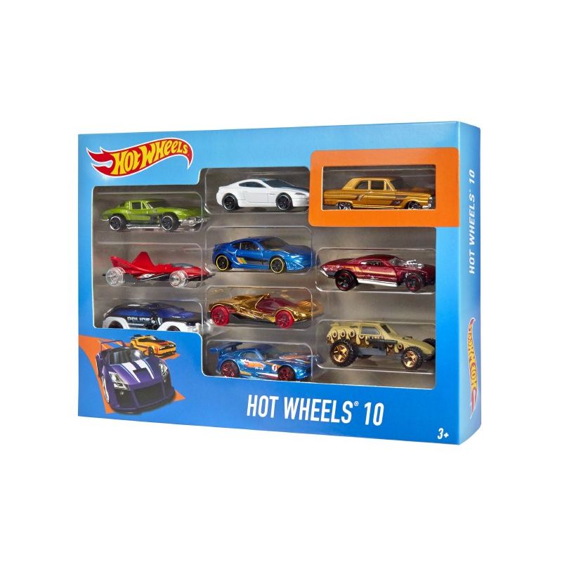 HOT WHEELS - Set De 10 Autos Hot Wheels