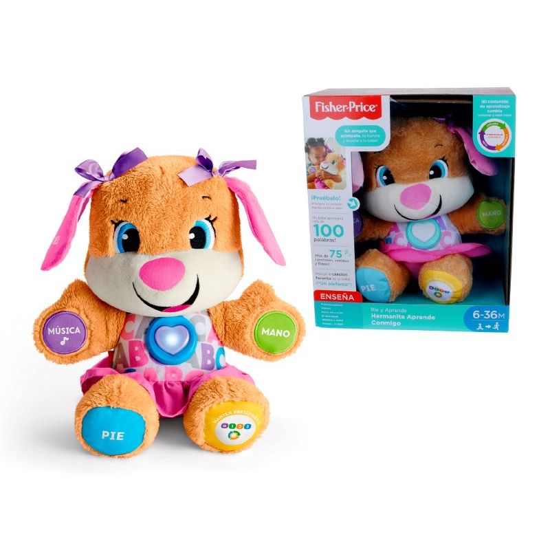 FISHER PRICE - Rie Y Aprende Hermanita Aprende Con Fisher Price