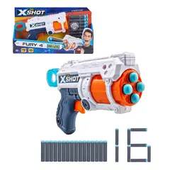 ANSALDO - Pistola Fury 4 Lanza Dardos X-shot