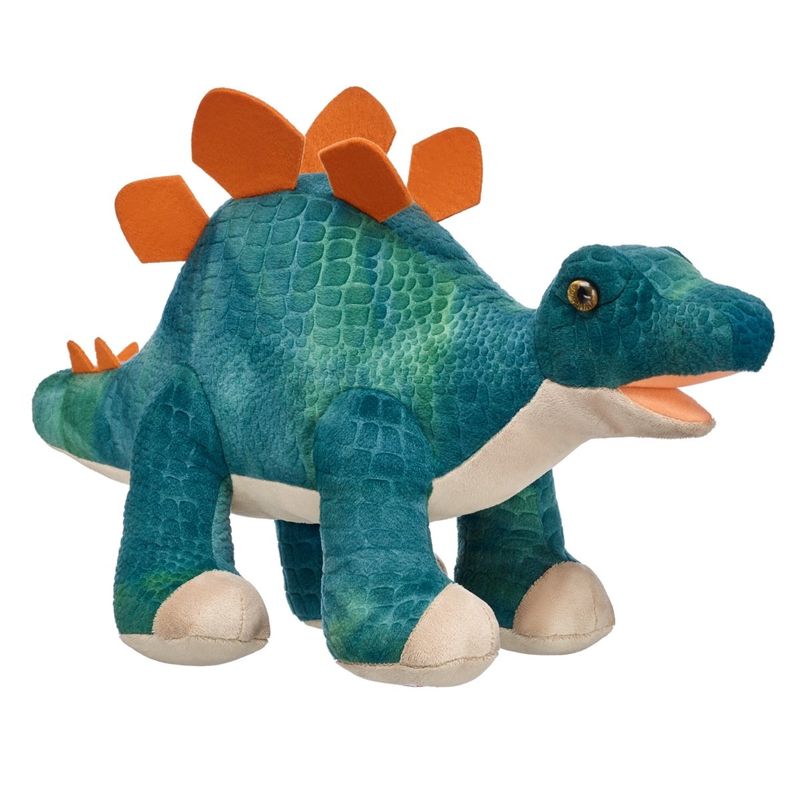 BUILD A BEAR - Peluche Build a Bear dinosaurio Estegosaurio suave