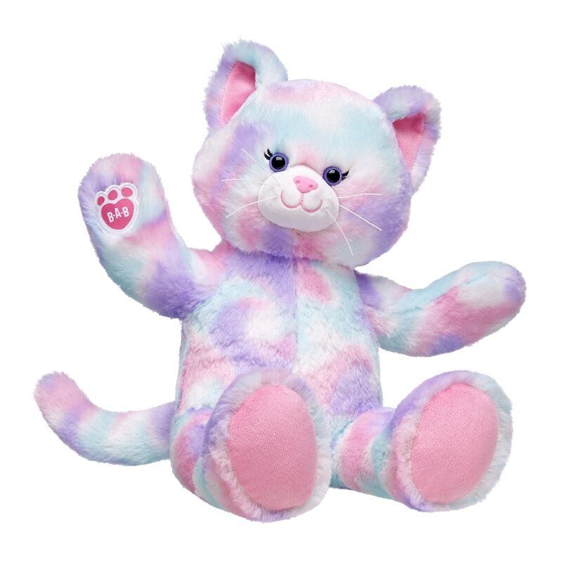 BUILD A BEAR - Peluche Gatita Colores Pastel Build A Bear
