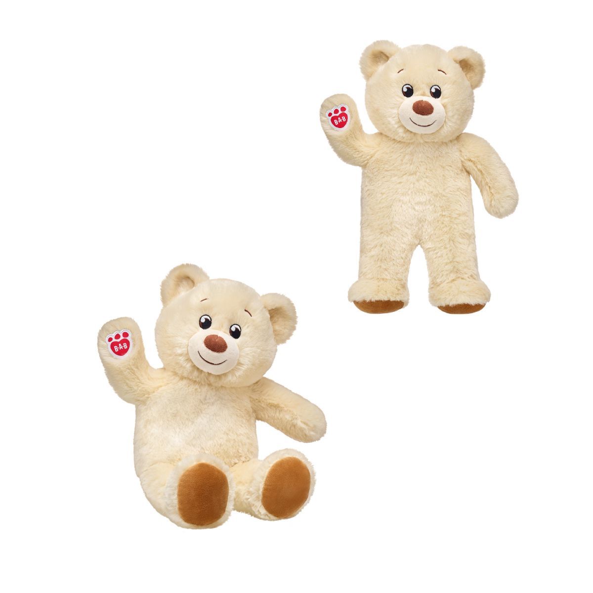 BUILD A BEAR - Peluche Build a Bear osito crema suave