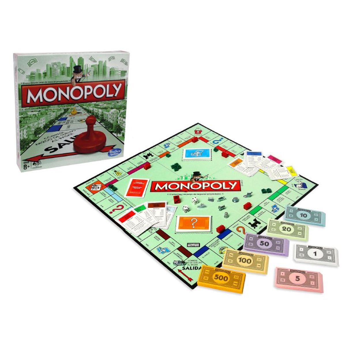MONOPOLY - Juego de mesa Monopoly clásico modular portátil