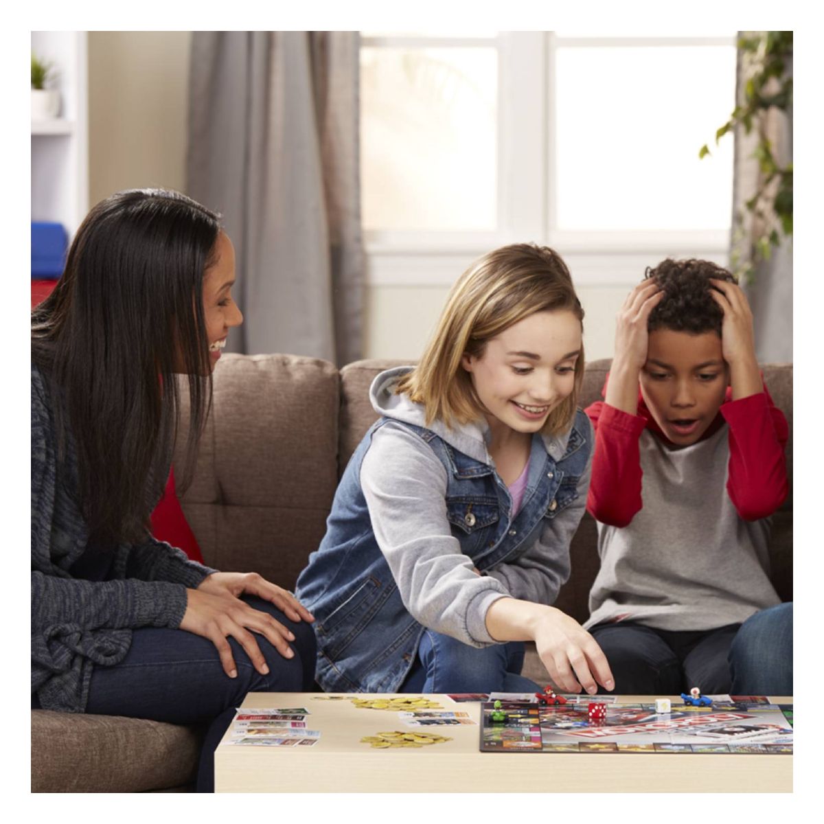 MONOPOLY - Juego de mesa Monopoly edición Mario Kart