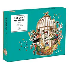 GALISON - Rompecabeza Shaped Bouquet Of Birds - 750 Piezas