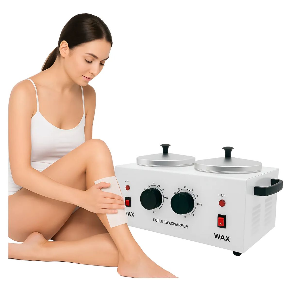 COSMETICAVAL - Olla Depilación Metálica Calentador Cera 1 Kilo