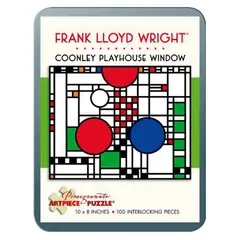GALISON - Rompecabeza F Lloyd Wright Coonley Window Tim 100 Piezas